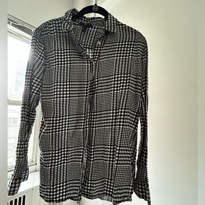 H&M Super Soft Checkered Button Down